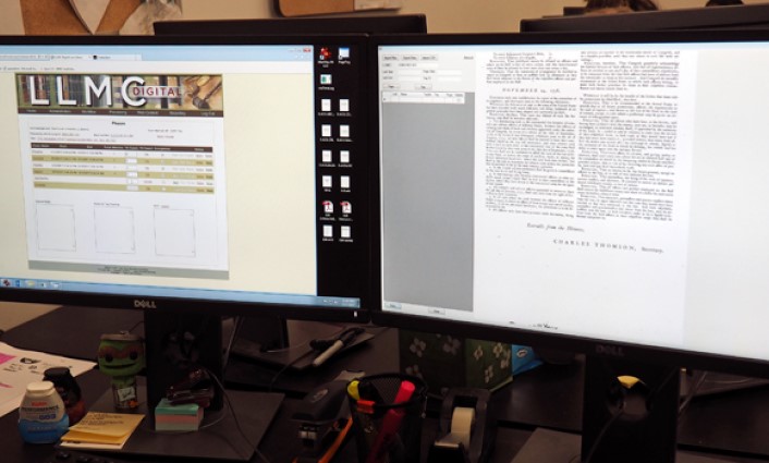 Photo of value-add post-processing of all scanned images